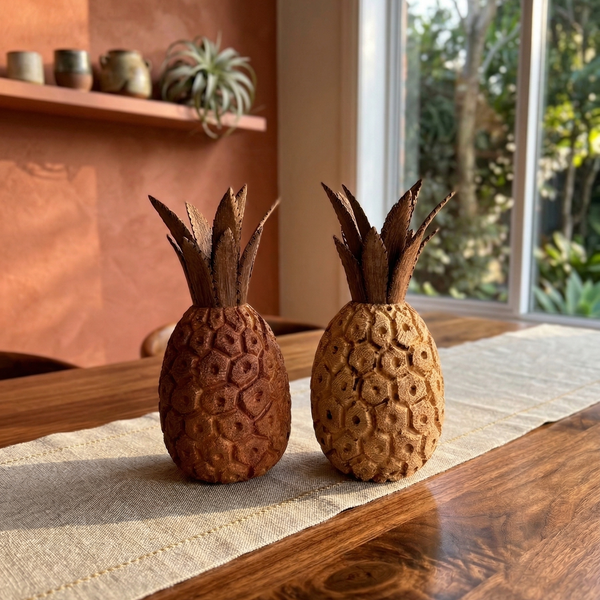 Fruta em Madeira - Abacaxi