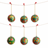 Kit 6 Bolas de Natal - Caxemira