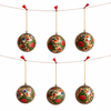 Kit 6 Bolas de Natal - Caxemira