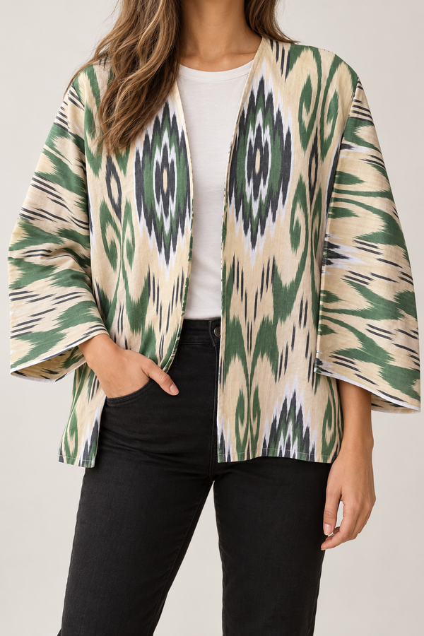 Jaqueta Ikat - Uzbequistão