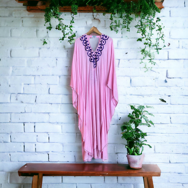 Kaftan Marroquino Royal - Rosa