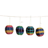 Conjunto de 4 Bolas de Natal Amazônicas