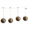 Kit 4 Bolas de Natal - Caxemira
