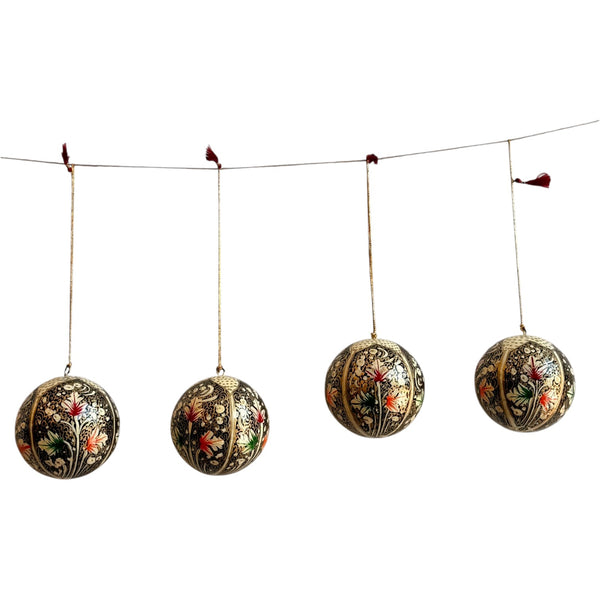 Kit 4 Bolas de Natal - Caxemira