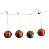 Kit 4 Bolas de Natal - Caxemira