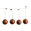 Kit 4 Bolas de Natal - Caxemira
