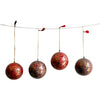 Kit 4 Bolas de Natal - Caxemira