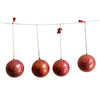 Kit 4 Bolas de Natal - Caxemira