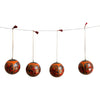 Kit 4 Bolas de Natal - Caxemira