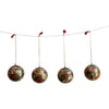 Kit 4 Bolas de Natal - Caxemira