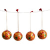 Kit 4 Bolas de Natal - Caxemira