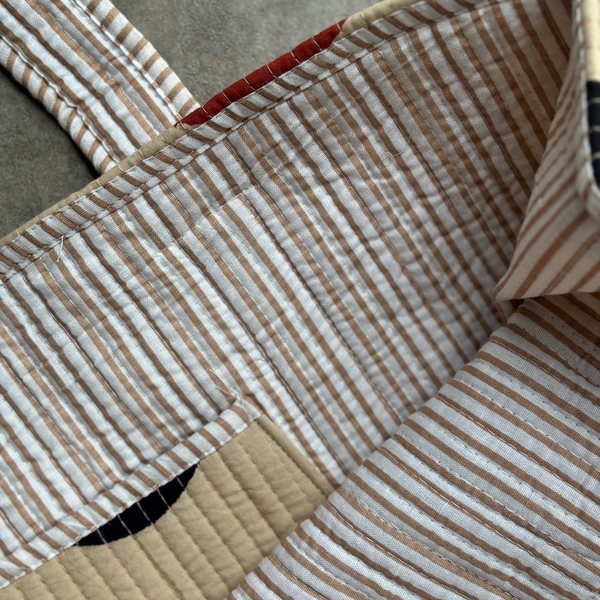Bolsa Indiana Kantha Quilt - Dupla Face