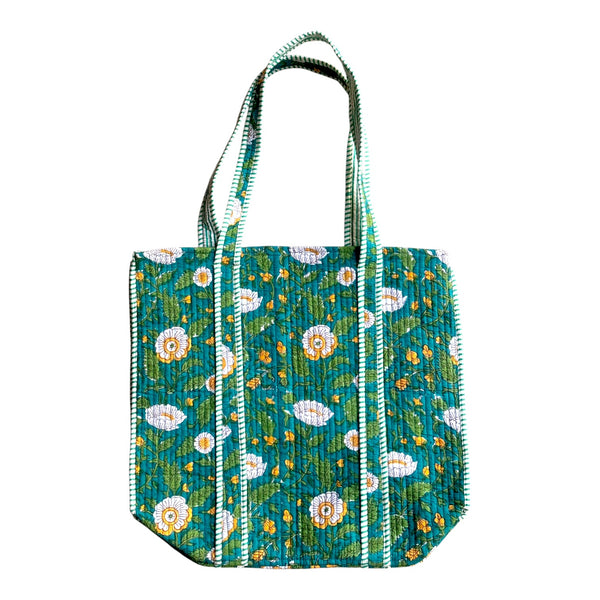 Bolsa Indiana Kantha Quilt - Dupla Face