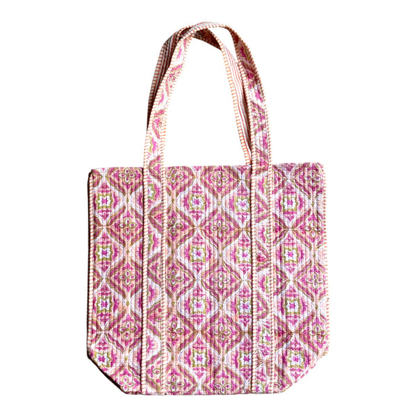 Bolsa Indiana Kantha Quilt - Dupla Face