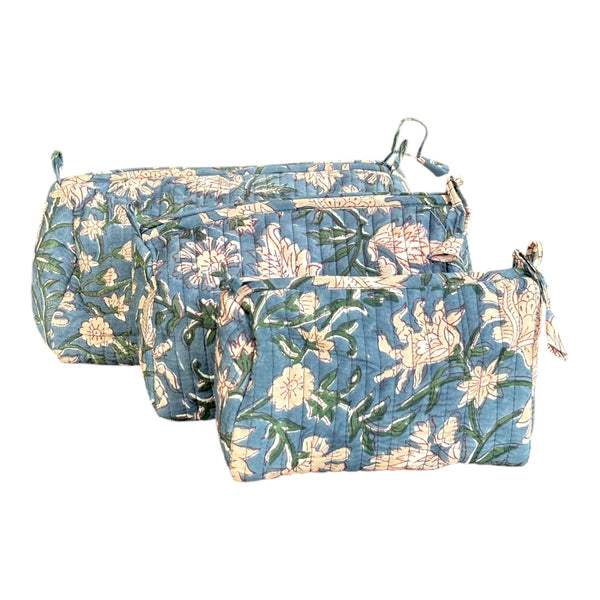 Nécessaire Indiana Kantha Quilt  - Kit com 3