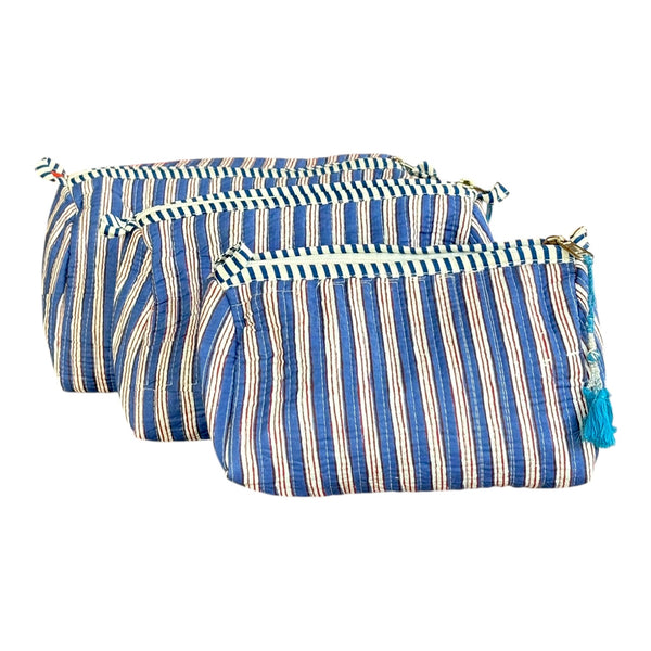 Nécessaire Indiana Kantha Quilt  - Kit com 3