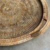 Bandeja Rattan Indiana com Vidro