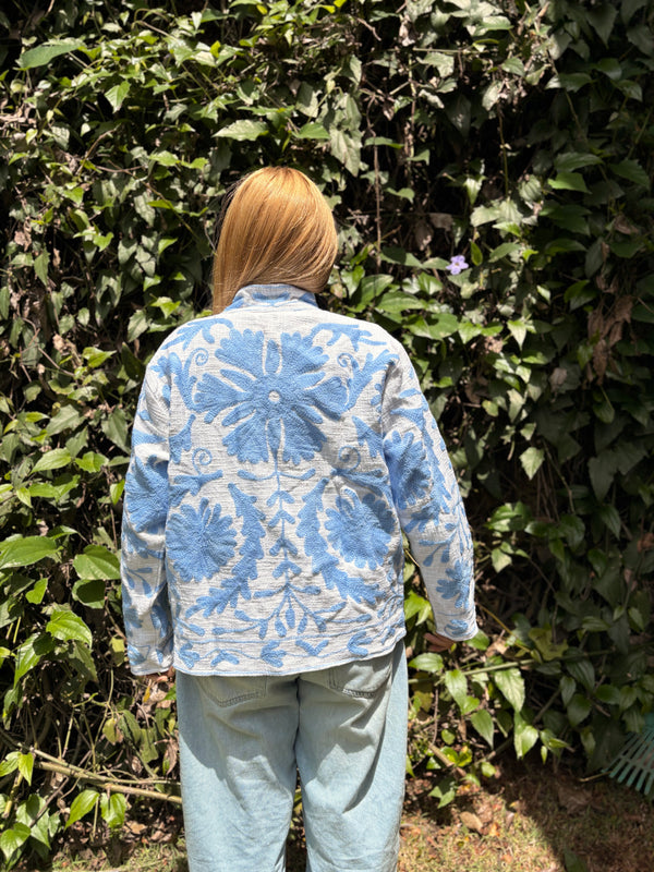 Jaqueta Indiana Bordada Cotton P/M