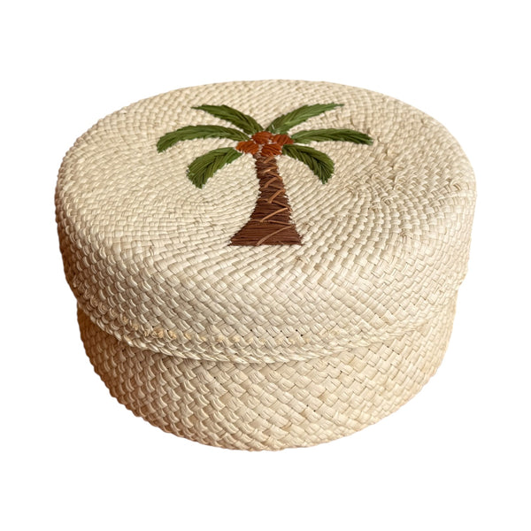 Cesta Colombiana Coqueiro com Tampa