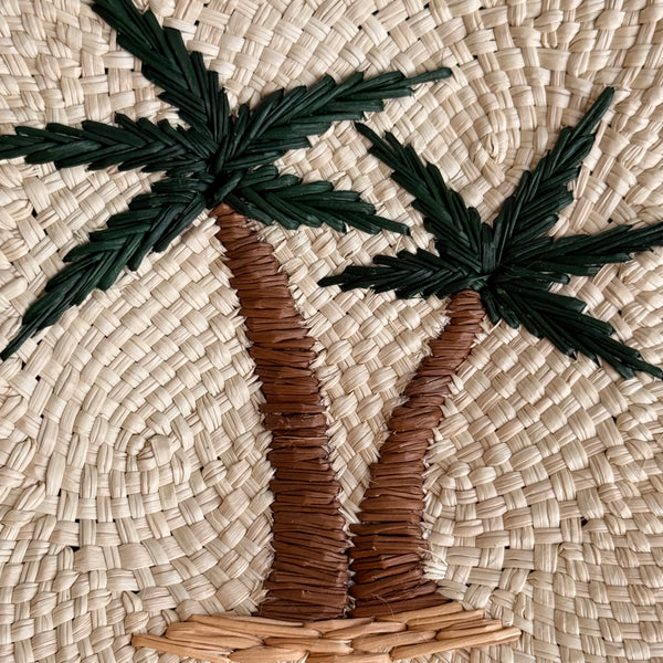 Cesta Colombiana Palmeira com Tampa