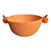 Cesta Decorativa Colombiana Laranja