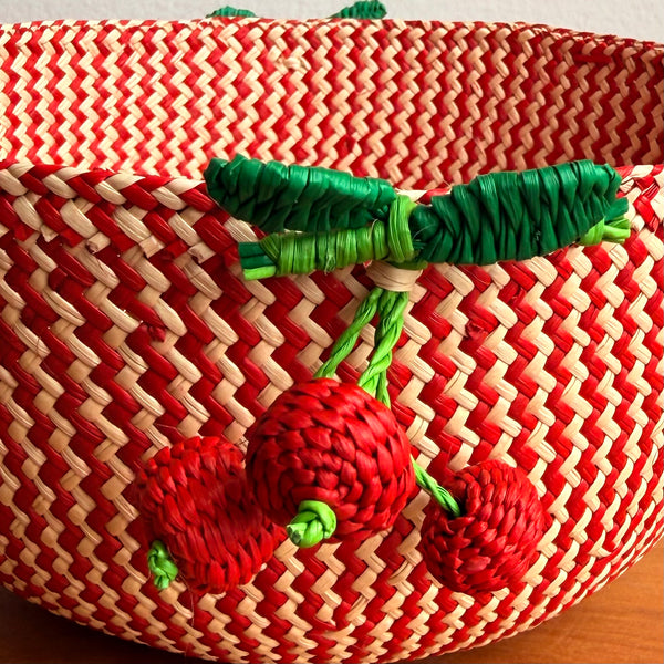 Cesta Decorativa Colombiana Cereja