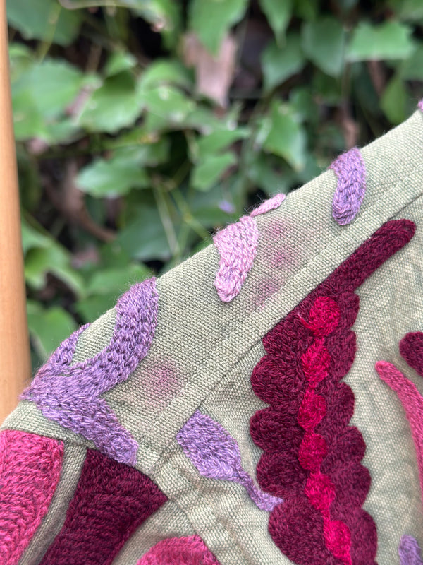 Jaqueta Indiana Bordada Cotton P (com avaria)