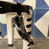 Banco Decorativo de Madeira Zebra M