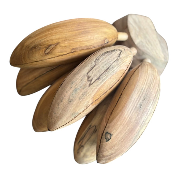 Frutas em Madeira - Penca de Banana 6