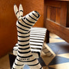 Banco Zebra de Madeira - Leno