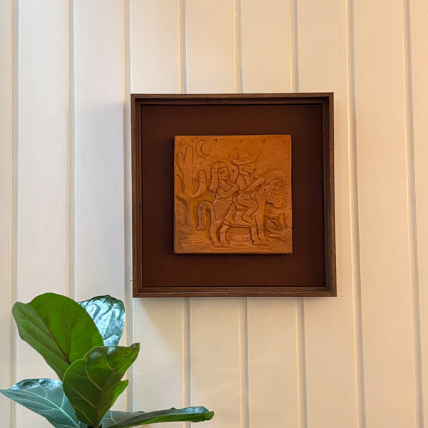 Quadro Cordel de Barro