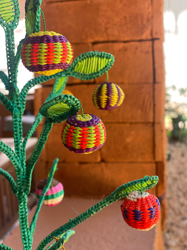 Árvore de Natal Colombiana de Fibra Natural