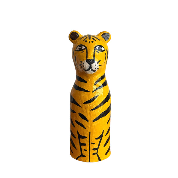 Escultura Tigre de Papel Machê