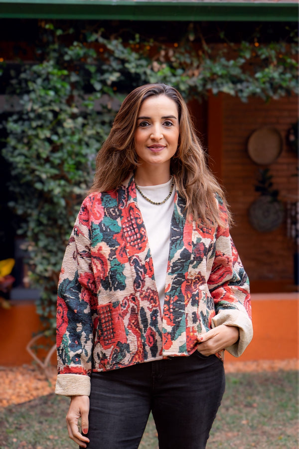 Jaqueta Indiana Kantha M/G