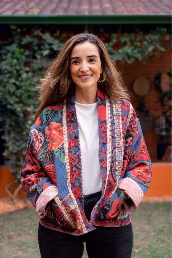 Jaqueta Indiana Kantha M/G