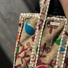 Bolsa Indiana Suzani Velvet - Dupla Face