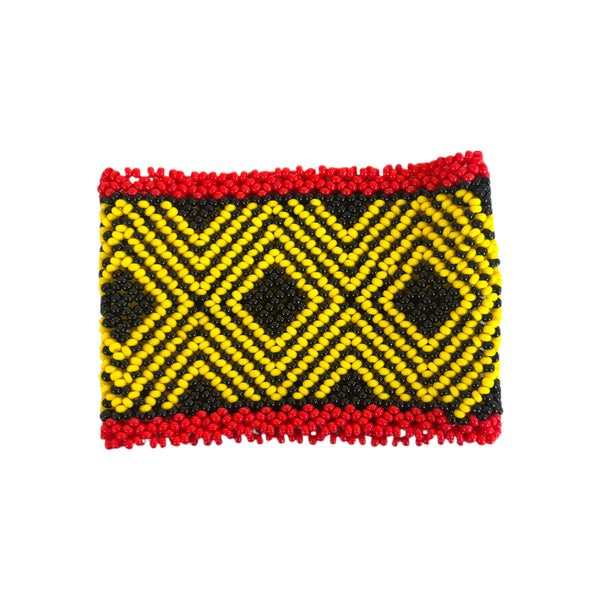 Pulseira Kamayurá – Arte Ancestral em Miçangas