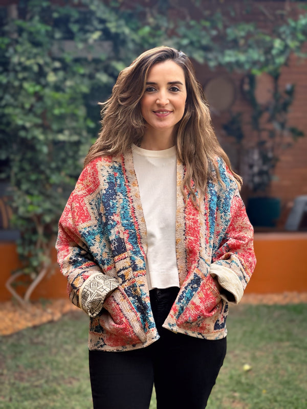 Jaqueta Indiana Kantha M/G