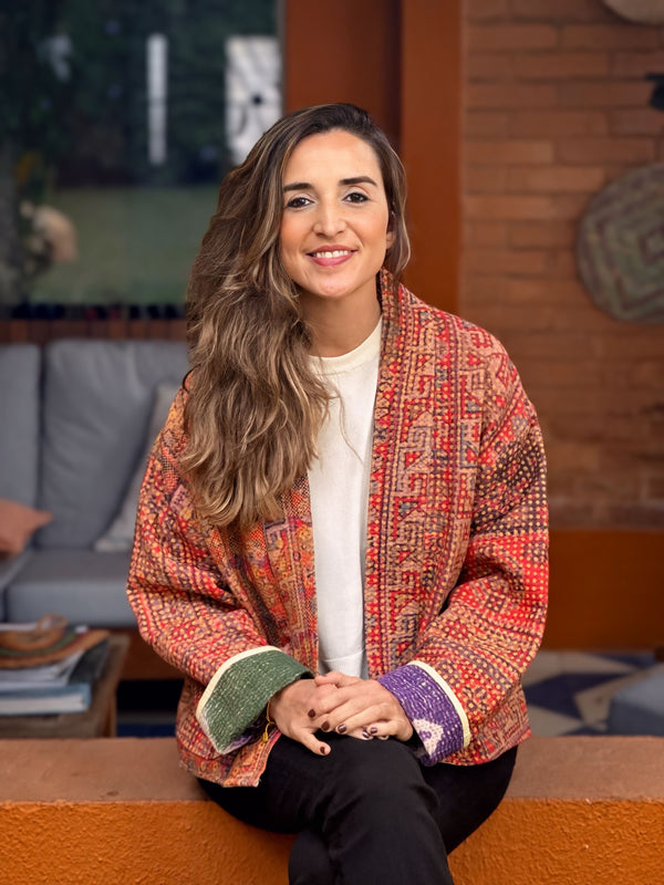 Jaqueta Indiana Kantha M/G