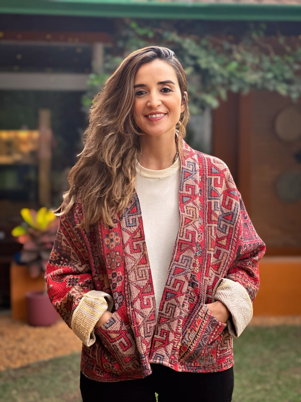 Jaqueta Indiana Kantha M/G