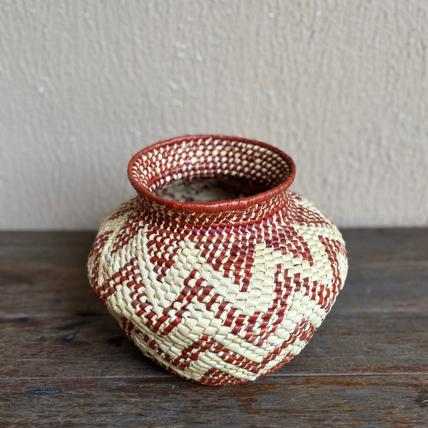 Vaso de Palha de Tucumã M