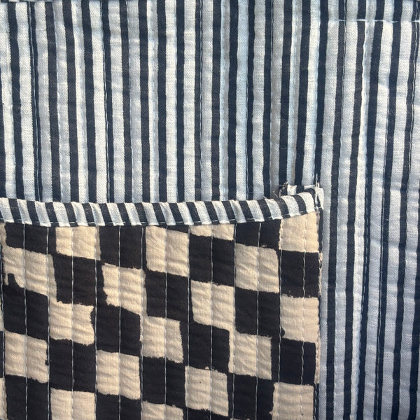 Bolsa Indiana Kantha Quilt - Dupla Face