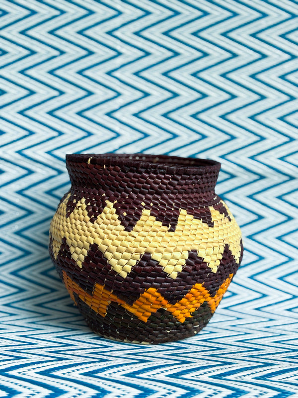 Vaso de Palha de Tucumã M