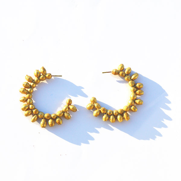 Brinco Dourado - Sun Hoops