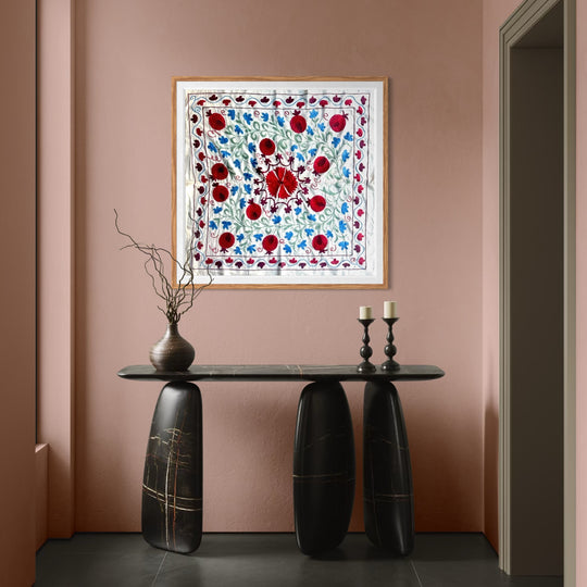 Tecido Bordado Suzani - Uzbequistão