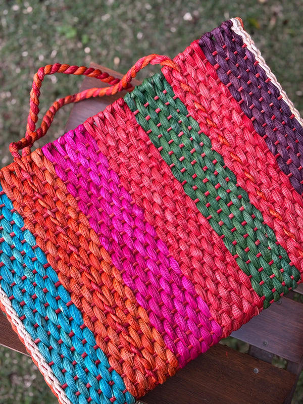 Bolsa de Palha - Colorida