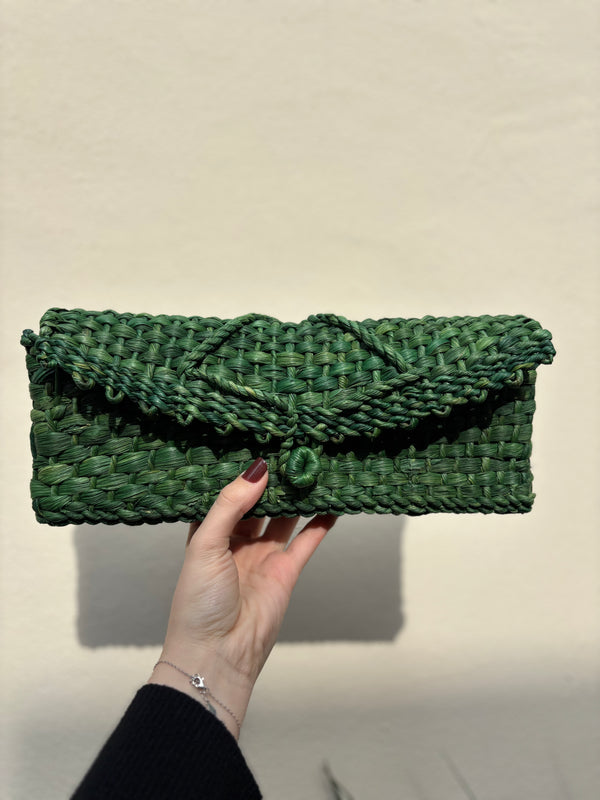 Carteira de Palha - Verde