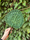 Leque de Palha - Verde