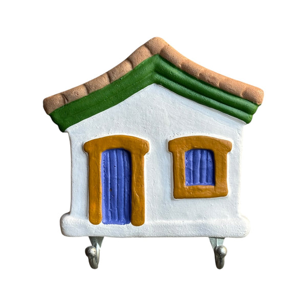 Porta-chaves de Cerâmica M - Artesão Leno