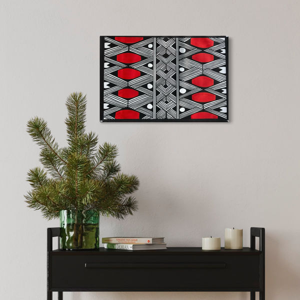 Pintura Indígena Waxamani Mehinako Xingu - 60x40
